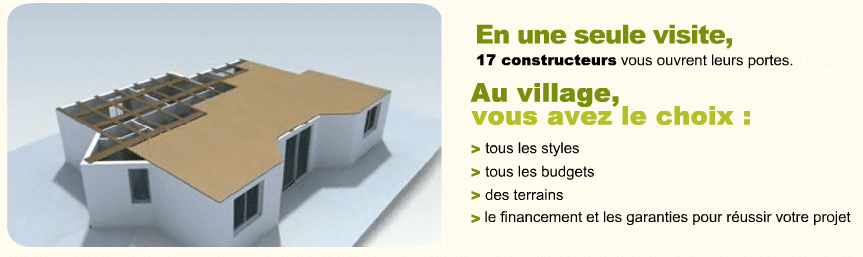 Les constructeurs de maisons individuelles dans le Rhône : village de maisons témoins